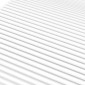 vidaXL Στρώμα Αφρού Σκληρότητα H2 H3 Λευκό 140x210 εκ.