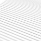 vidaXL Στρώμα Αφρού Σκληρότητα H2 H3 Λευκό 180x210 εκ.