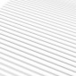 vidaXL Στρώμα Αφρού Σκληρότητα H2 H3 Λευκό 100x220 εκ.