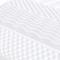 vidaXL Στρώμα Αφρού 7 Ζωνών Σκληρότητα 20 ILD Λευκό 140x210 εκ.