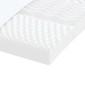 vidaXL Στρώμα Αφρού 7 Ζωνών Σκληρότητα 20 ILD Λευκό 90x220 εκ.