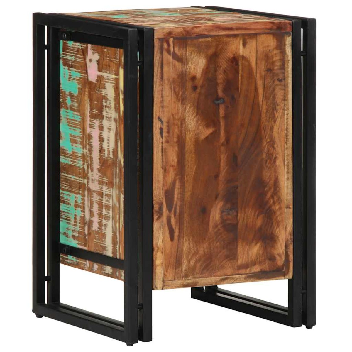 vidaXL Κομοδίνο 40x40x59 εκ. από Μασίφ Ξύλο Ανακυκλωμένου Ξύλου
