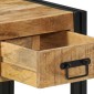 vidaXL Κομοδίνο 40x40x50 εκ. από Μασίφ Ακατέργαστο Ξύλο Μάνγκο