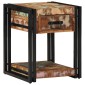 vidaXL Κομοδίνο 2 τμχ. Πολύχρωμο 40 x 40 x 50 cm Στερεό Ανακτηθέν Ξύλο