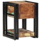 vidaXL Κομοδίνο 2 τμχ. Πολύχρωμο 30 x 30 x 40 cm Στερεό Ανακτηθέν Ξύλο
