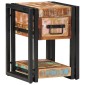 vidaXL Κομοδίνο 2 τμχ. Πολύχρωμο 30 x 30 x 40 cm Στερεό Ανακτηθέν Ξύλο