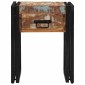 vidaXL End Table με συρτάρι 40 x 40 x 50 cm Στερεό Ανακτηθέν Ξύλο