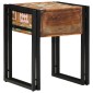 vidaXL End Table με συρτάρι 40 x 40 x 50 cm Στερεό Ανακτηθέν Ξύλο