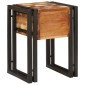 vidaXL End Table με συρτάρι 30 x 30 x 40 cm Στερεό Ανακτηθέν Ξύλο
