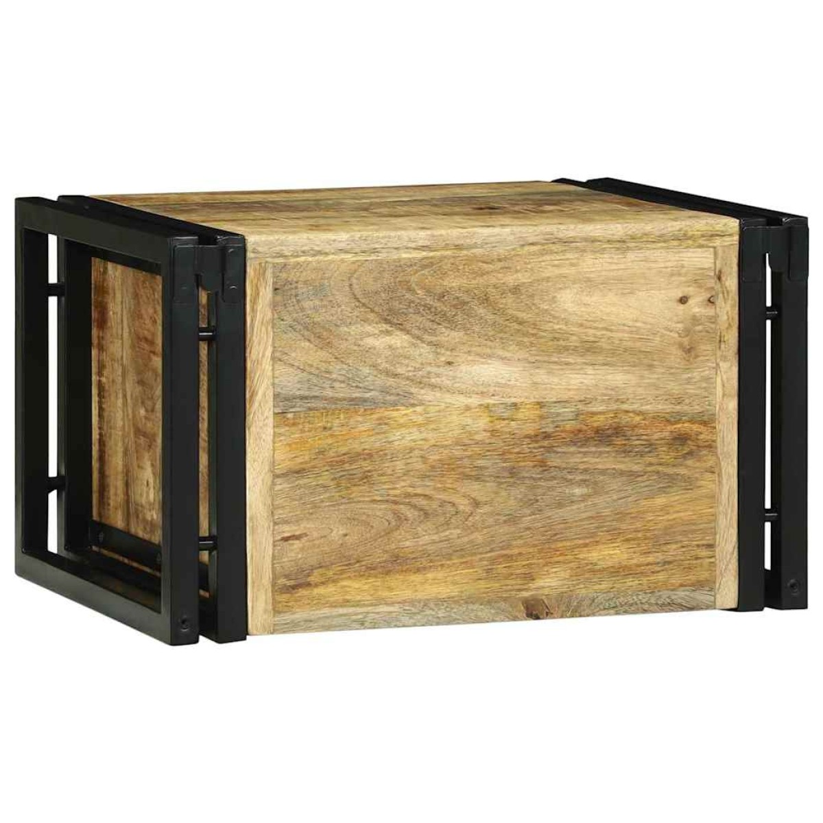 vidaXL Ράφι Κρασιού 2 τμχ. 46 x 35 x 27,5 εκ. Στερεό ξύλο μάνγκο