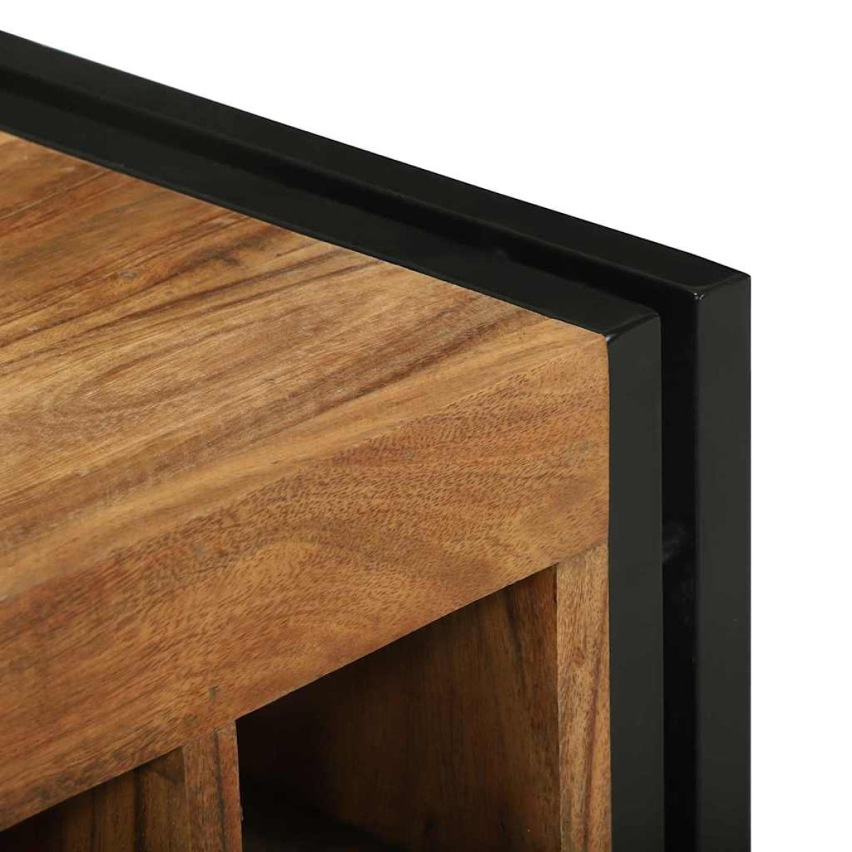 vidaXL Ράφι Κρασιού 2 τμχ. 46 x 35 x 27,5 εκ. Στερεό Ξύλο Ακακίας