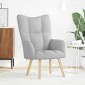 vidaXL Καρέκλα χαλάρωσης Cloud Grey Fabric