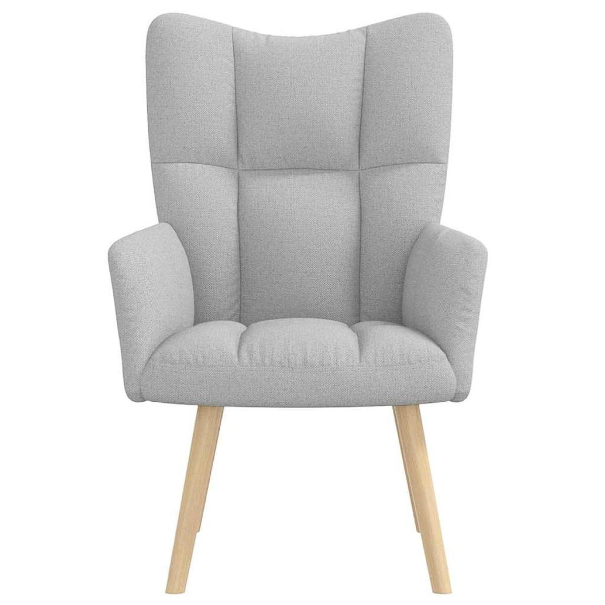 vidaXL Καρέκλα χαλάρωσης Cloud Grey Fabric