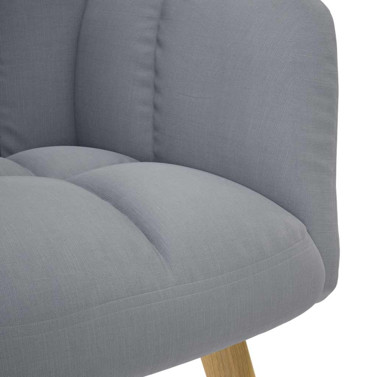 vidaXL Πολυθρόνα Relax Ανοιχτό Γκρι Υφασμάτινη