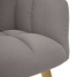 vidaXL Πολυθρόνα Relax Taupe Υφασμάτινη