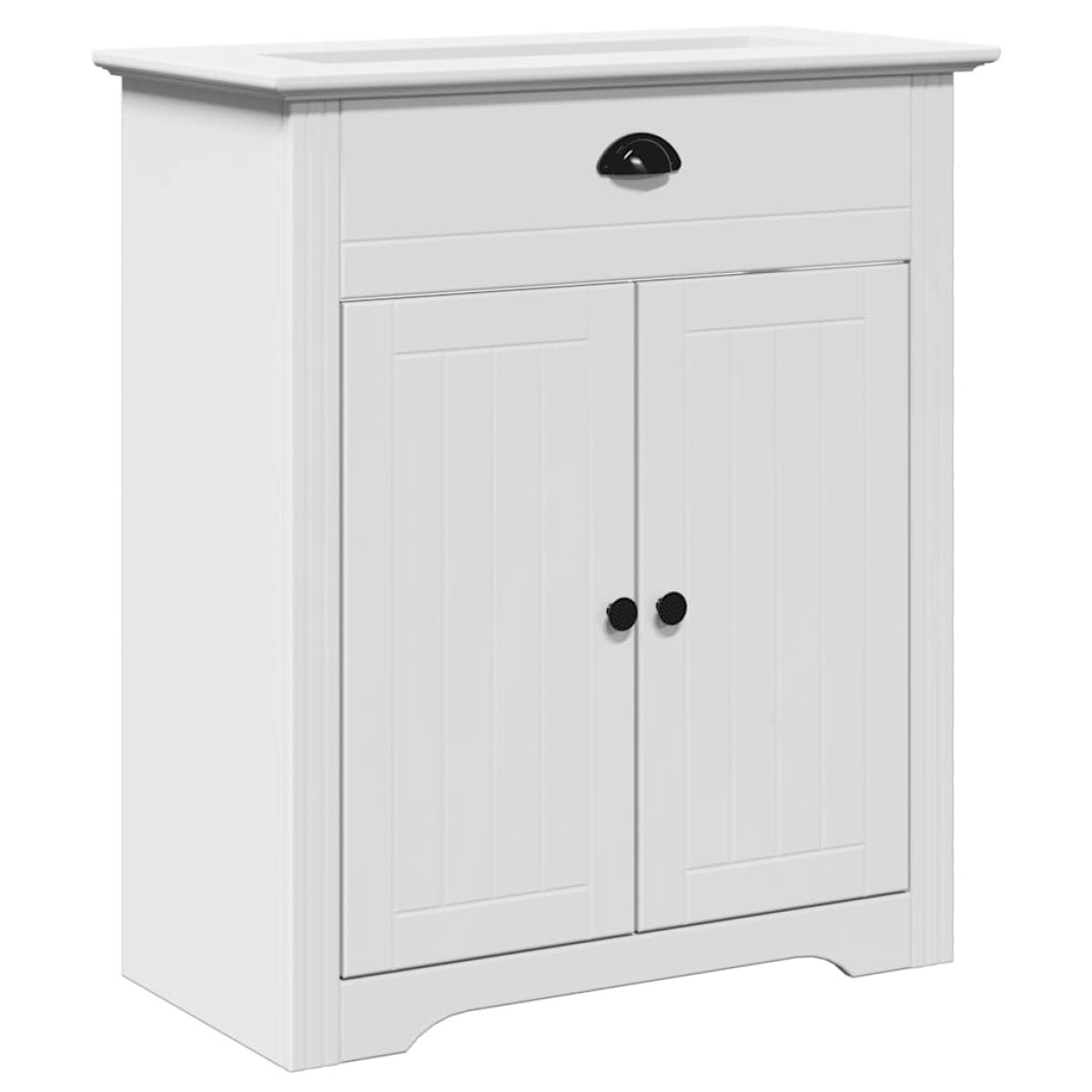 vidaXL Ντουλάπι νιπτήρα μπάνιου "BODO" Λευκό 70x35x80 cm
