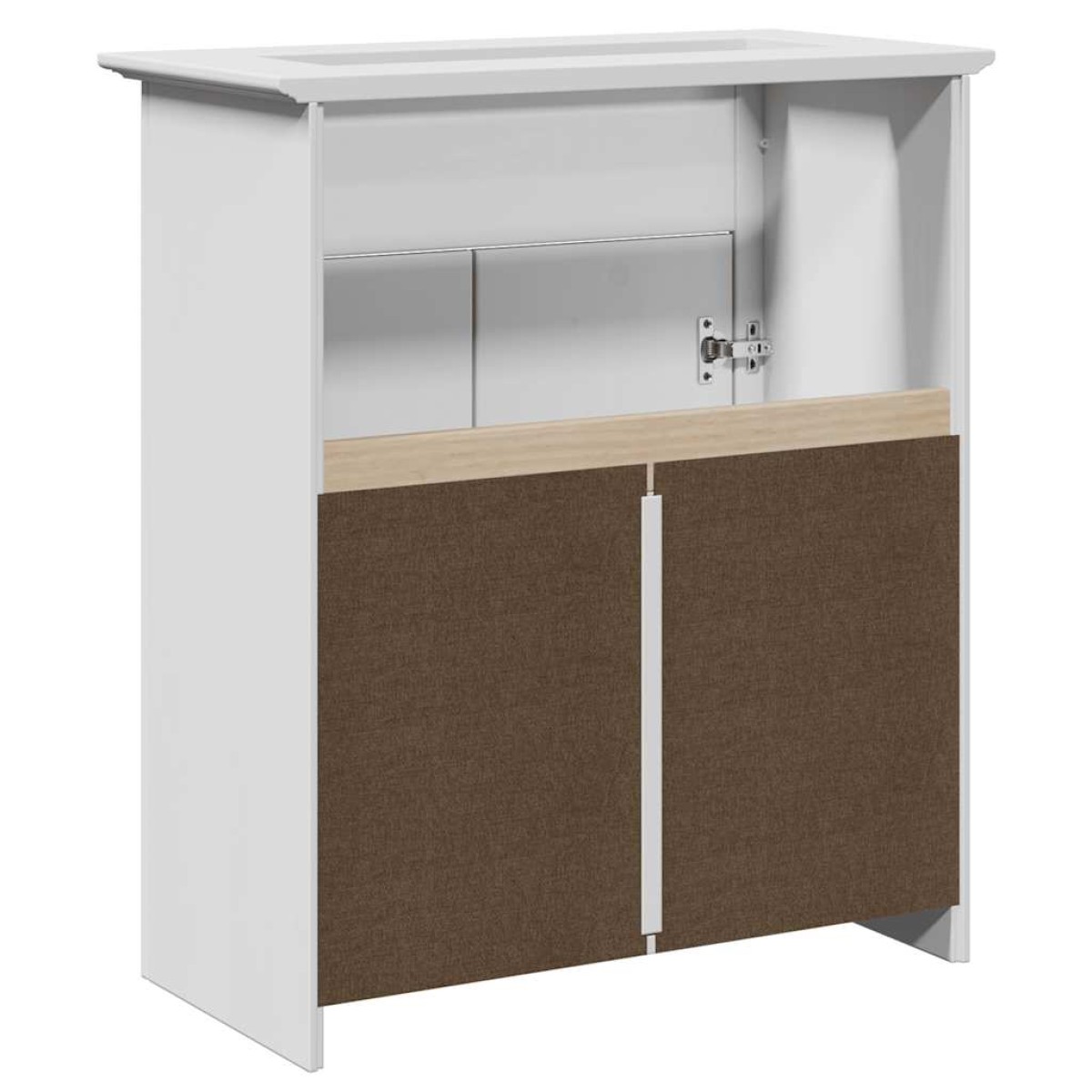 vidaXL Ντουλάπι νιπτήρα μπάνιου "BODO" Λευκό 70x35x80 cm