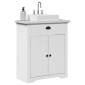 vidaXL Ντουλάπι νιπτήρα μπάνιου "BODO" Λευκό 70x35x80 cm