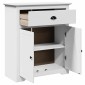 vidaXL Ντουλάπι διαδρόμου "BODO" Λευκό 80x35x90 cm