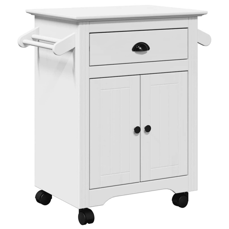 vidaXL Καροτσάκι κουζίνας "BODO" Λευκό 72x45x80 cm