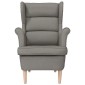 vidaXL πολυθρόνα Taupe 74x84x100 cm Ύφασμα
