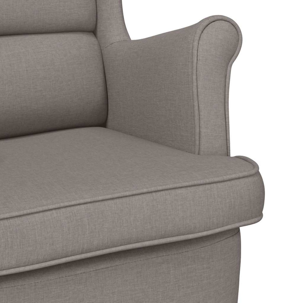 vidaXL πολυθρόνα Taupe 74x84x100 cm Ύφασμα