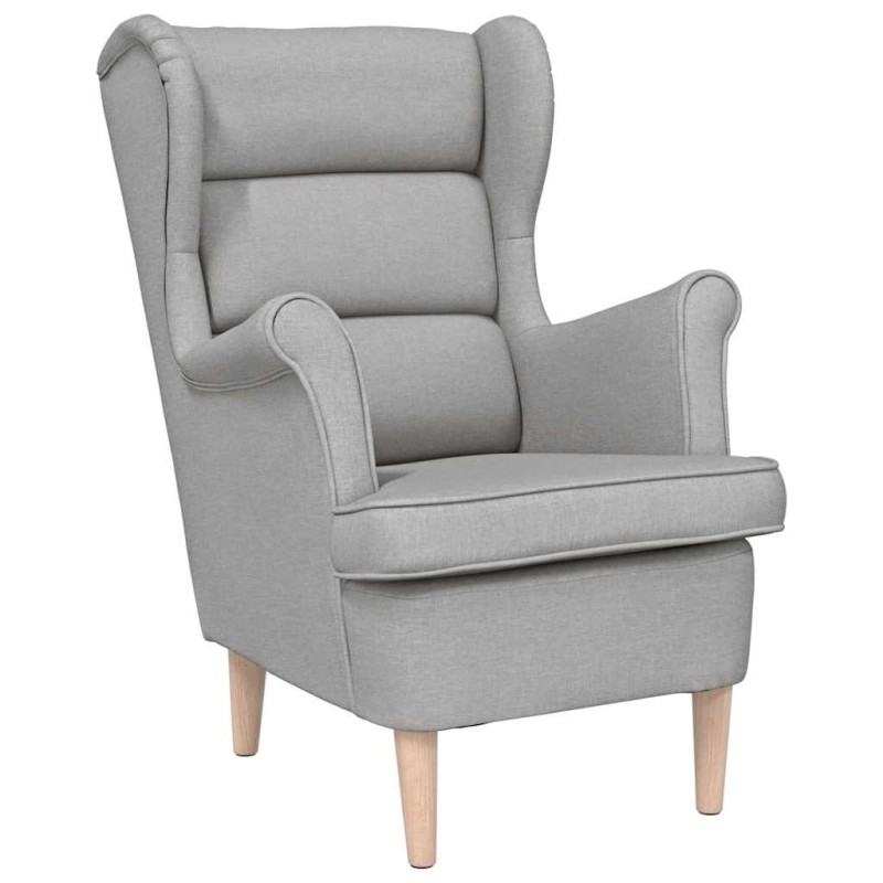 vidaXL πολυθρόνα Cloud Grey 74x84x100 cm Ύφασμα