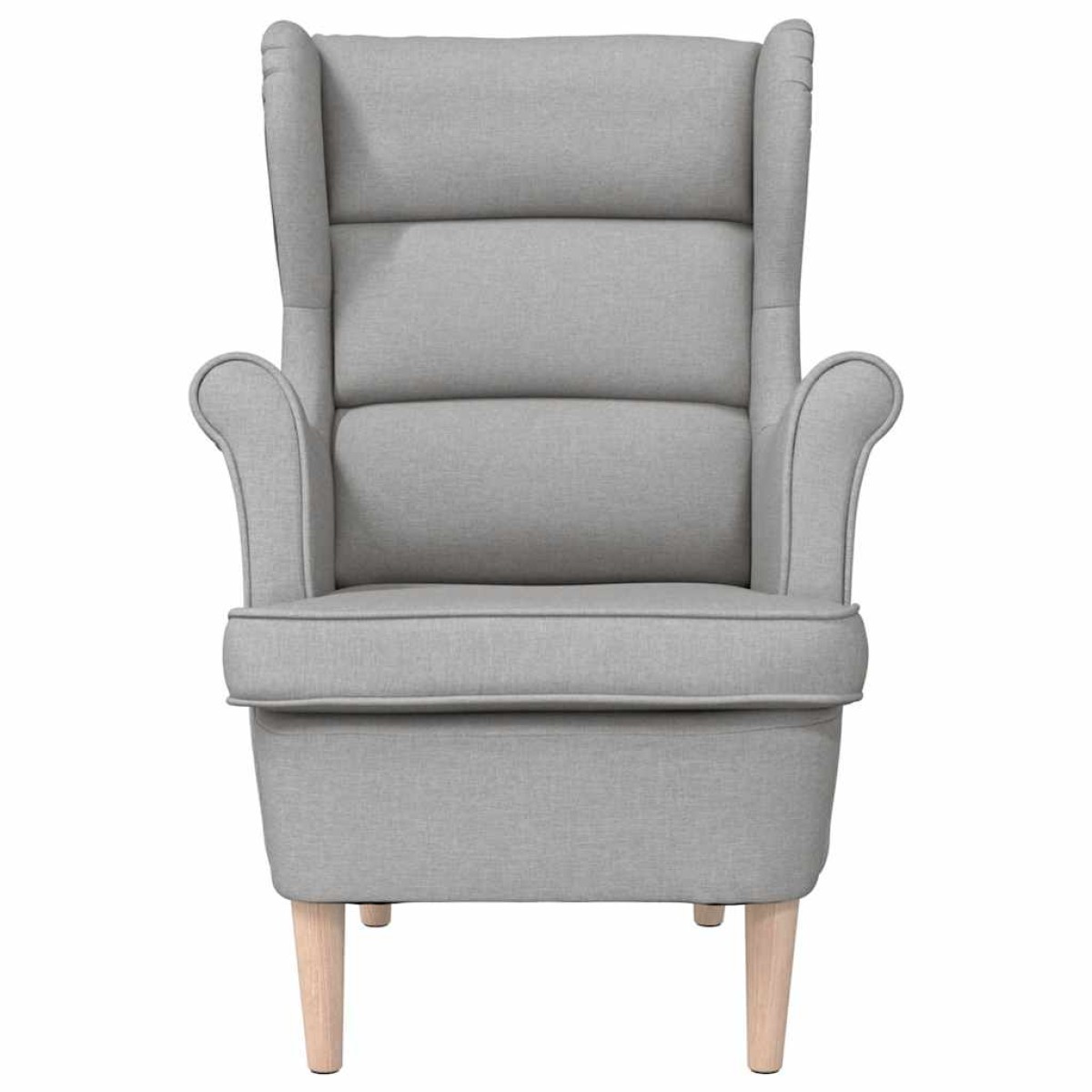 vidaXL πολυθρόνα Cloud Grey 74x84x100 cm Ύφασμα