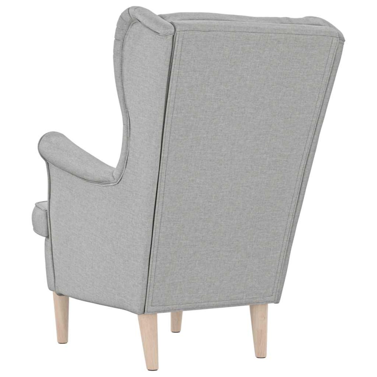 vidaXL πολυθρόνα Cloud Grey 74x84x100 cm Ύφασμα