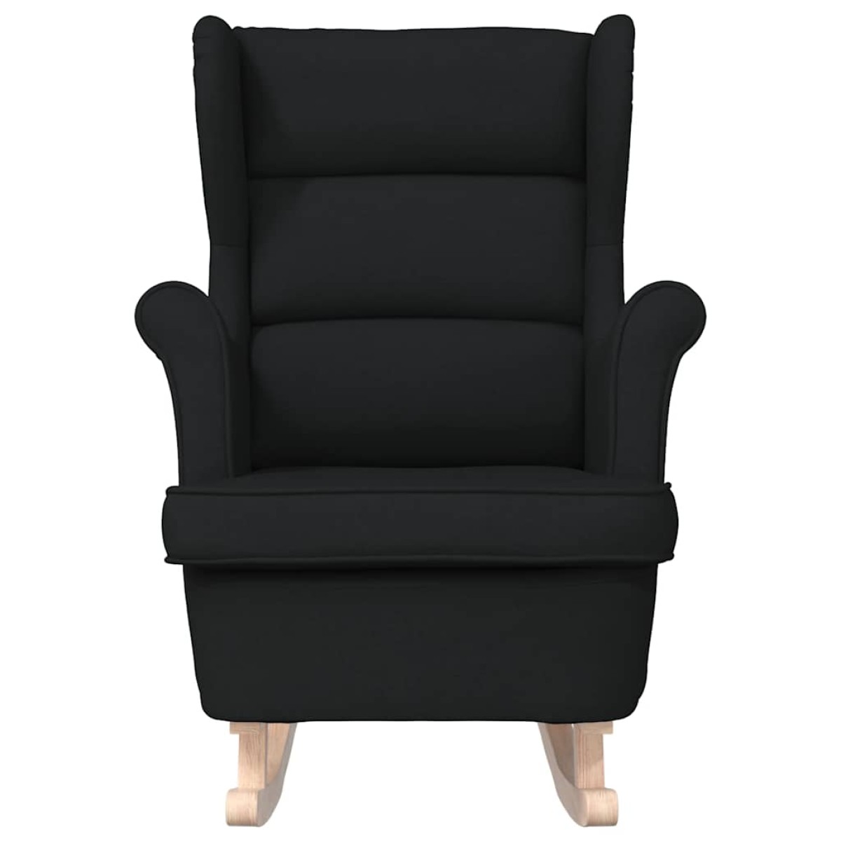 vidaXL Κουνιστή καρέκλα Μαύρη 74x90x102 cm Ύφασμα