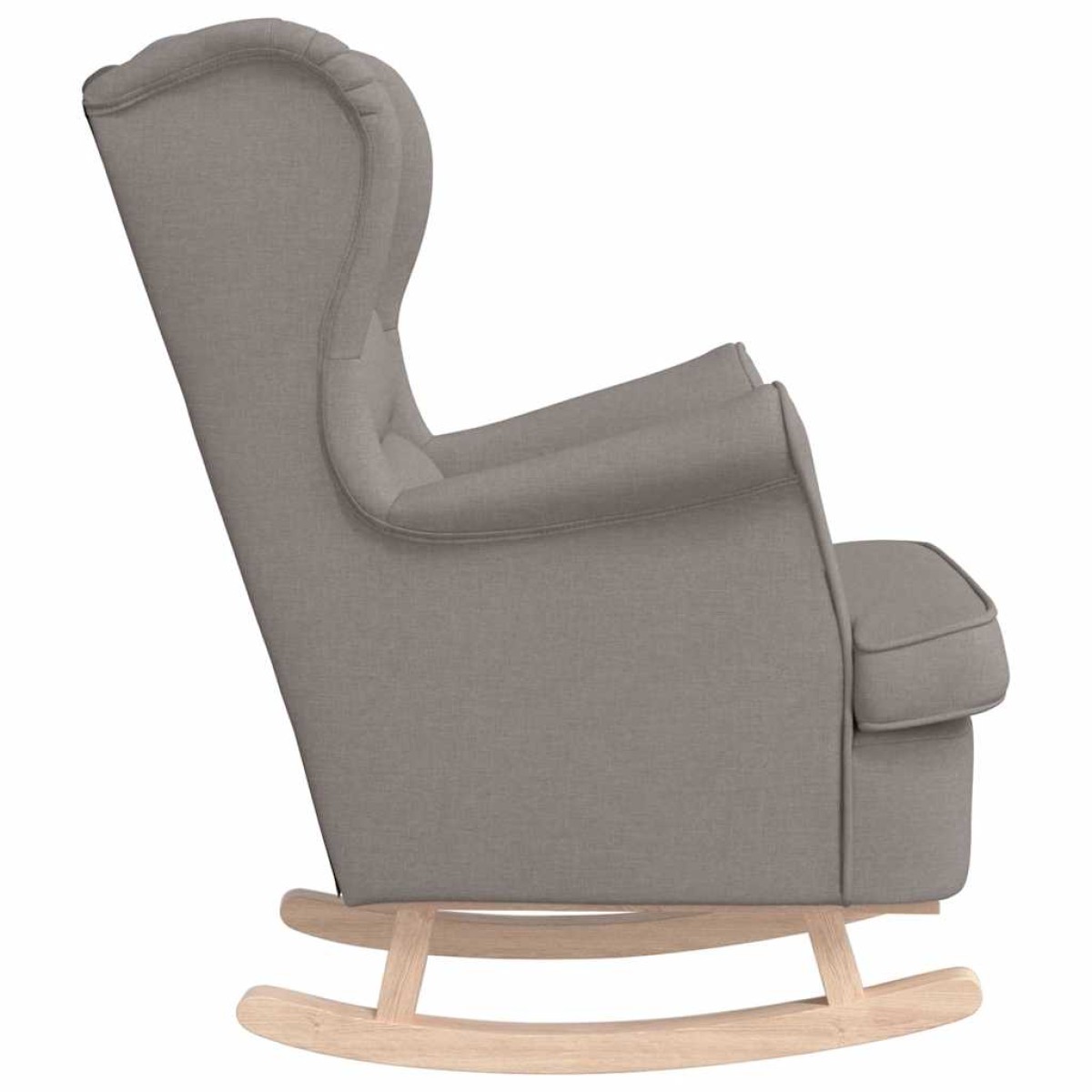vidaXL Κουνιστή καρέκλα Taupe 74x90x102 cm Ύφασμα