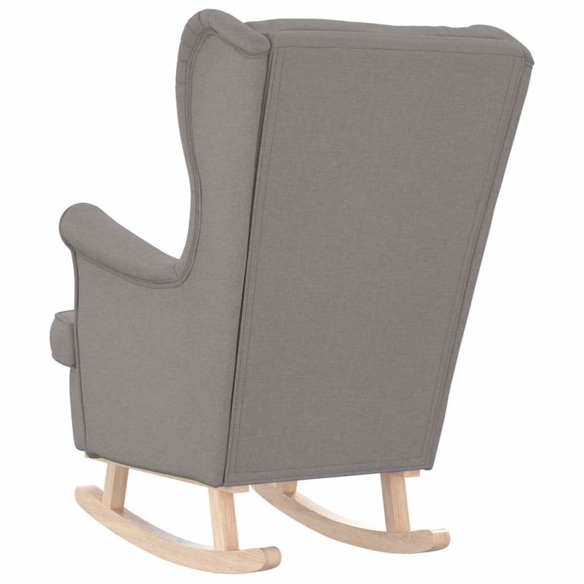 vidaXL Κουνιστή καρέκλα Taupe 74x90x102 cm Ύφασμα