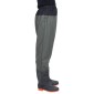 vidaXL Waist Waders με μπότες σκούρο πράσινο μέγεθος 38