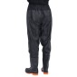 vidaXL Waist Waders με μπότες Μαύρο μέγεθος 44