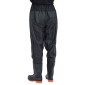 vidaXL Waist Waders με μπότες Μαύρο μέγεθος 45
