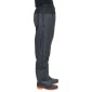 vidaXL Waist Waders με μπότες Μαύρο μέγεθος 46