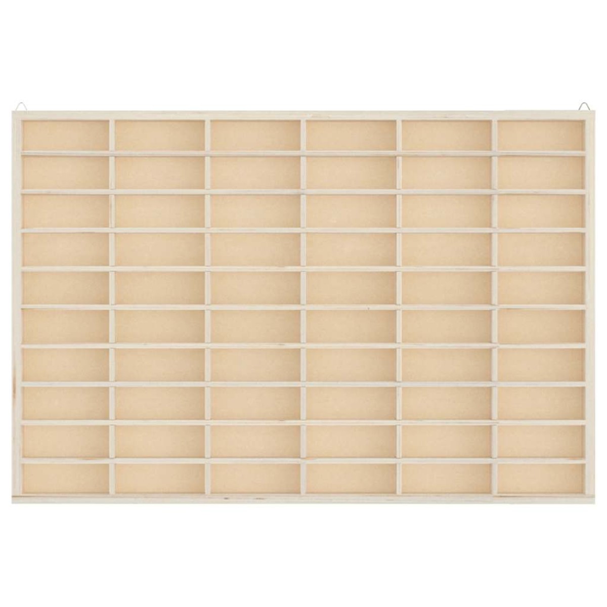 vidaXL Ξύλινη Βιτρίνα Συλλεκτών με 60 Θέσεις 60x4,5x40,5 εκ.