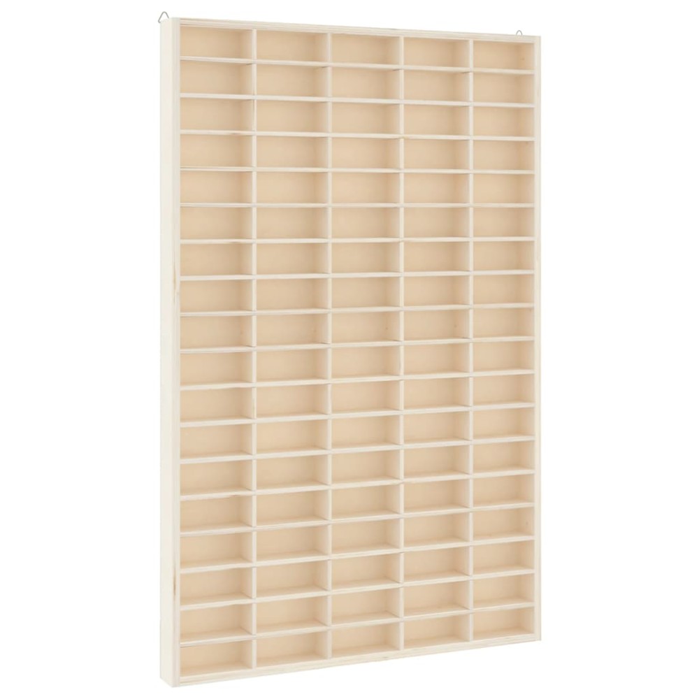 vidaXL Ξύλινη Βιτρίνα Συλλεκτών με 90 Θέσεις 50,5x4,5x79 εκ.