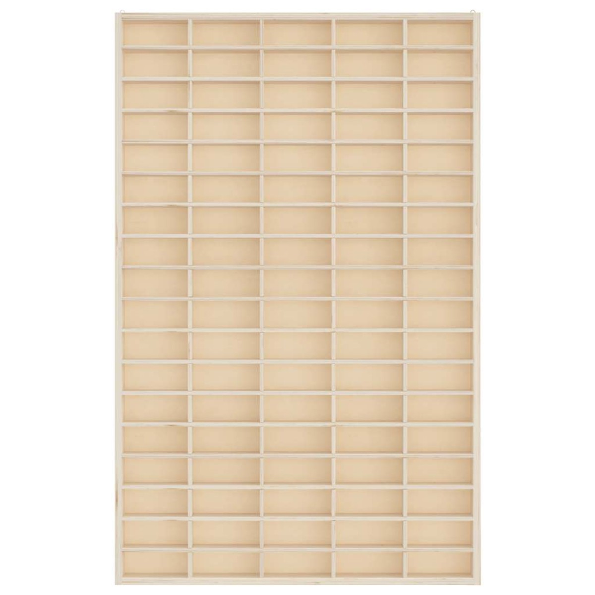vidaXL Ξύλινη Βιτρίνα Συλλεκτών με 90 Θέσεις 50,5x4,5x79 εκ.