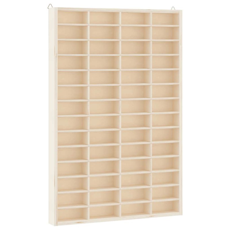 vidaXL Ξύλινη Βιτρίνα Συλλεκτών με 56 Θέσεις 40x4,5x60 εκ.