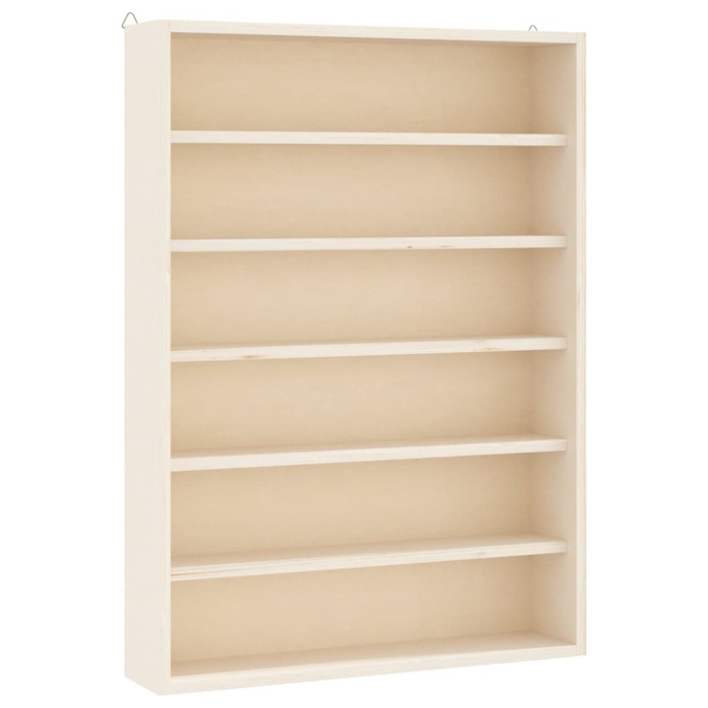 vidaXL Ξύλινη συλλεκτική βιτρίνα με 6 ράφια 40x8,5x55 εκ.