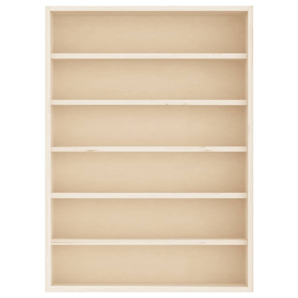 vidaXL Ξύλινη συλλεκτική βιτρίνα με 6 ράφια 40x8,5x55 εκ.