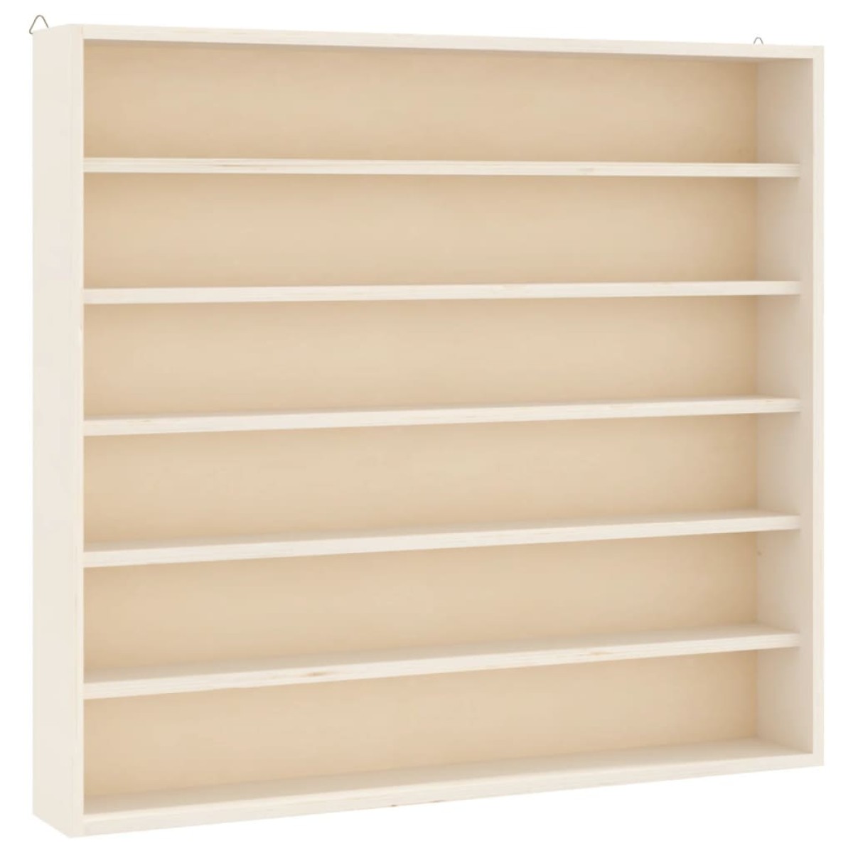 vidaXL Ξύλινη συλλεκτική βιτρίνα με 6 ράφια 60x8,5x55 εκ.