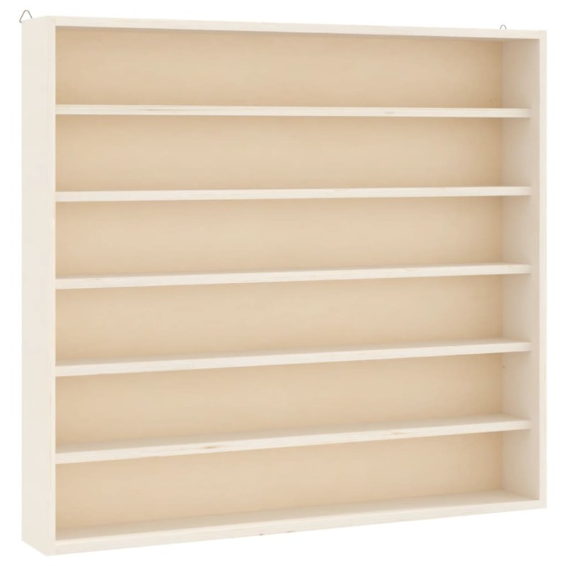 vidaXL Ξύλινη συλλεκτική βιτρίνα με 6 ράφια 60x8,5x55 εκ.