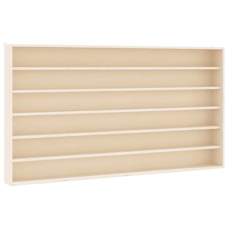 vidaXL Ξύλινη συλλεκτική βιτρίνα με 6 ράφια 100x9x55 εκ.