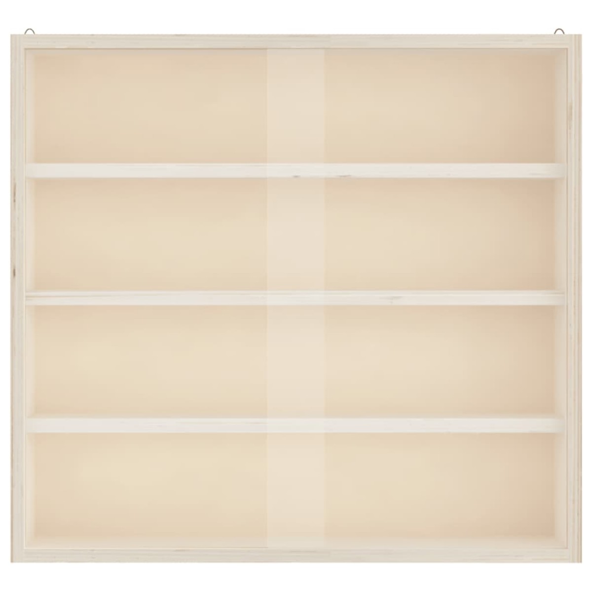 vidaXL Ξύλινη συλλεκτική βιτρίνα με πόρτες 40x8,5x37 εκ.
