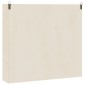 vidaXL Ξύλινη συλλεκτική βιτρίνα με πόρτες 40x8,5x37 εκ.