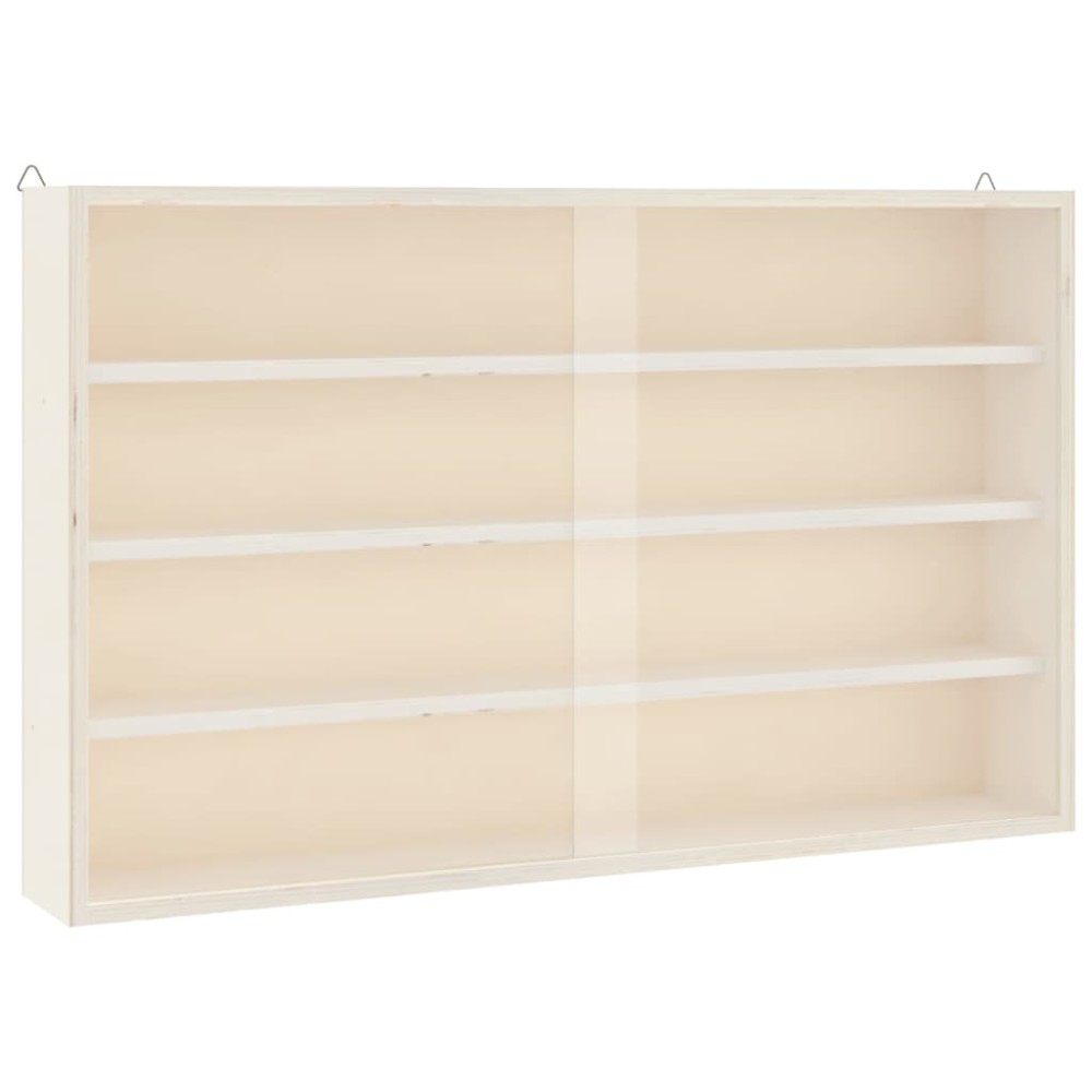 vidaXL Ξύλινη Βιτρίνα Συλλεκτών με Πόρτες 60x8,5x37 εκ.