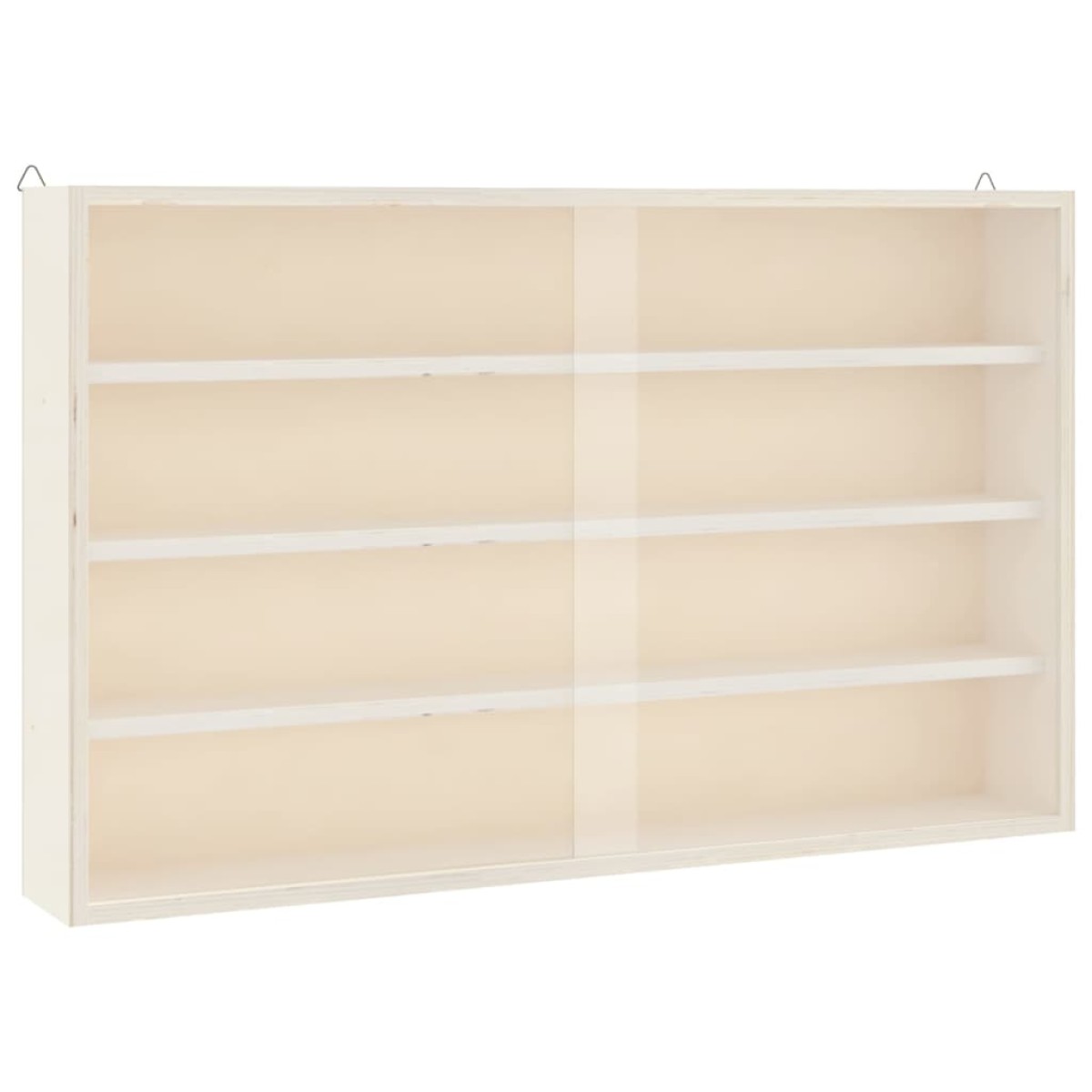 vidaXL Ξύλινη Βιτρίνα Συλλεκτών με Πόρτες 60x8,5x37 εκ.