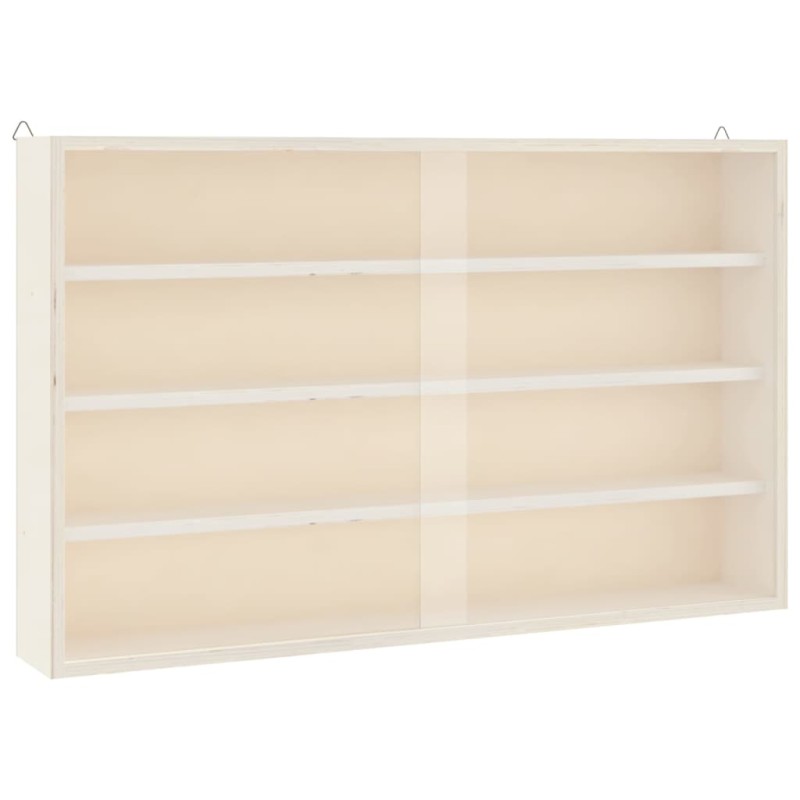vidaXL Ξύλινη Βιτρίνα Συλλεκτών με Πόρτες 60x8,5x37 εκ.
